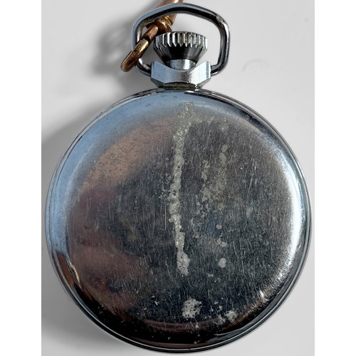 88 - A Continental silver-cased open-face pocket watch with key-wound movement by Dimier Freres et Cie, 4... 