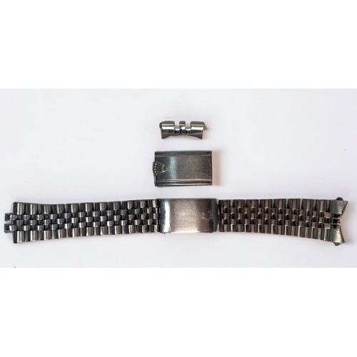 116 - A stainless steel 20mm Rolex Jubilee bracelet, reference ‘62510H’, with end links, one numbered ‘550... 