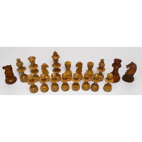 319 - Two various hand-made Chess/Draughts boards, each made from various burr-woods and hinged to provide... 