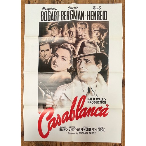 334A - Nine various 'The Times' classic movie posters comprising, Gone With The Wind, Casablanca, North By ... 