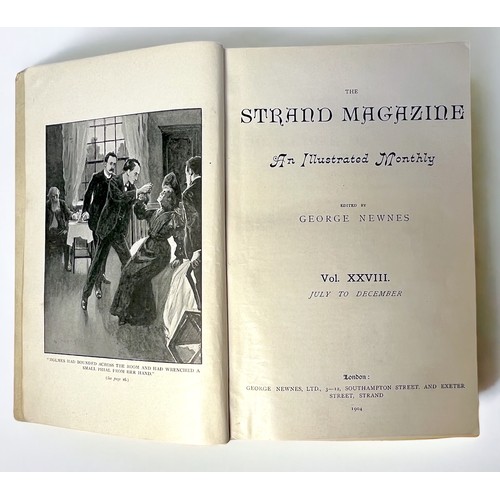 431 - Strand Magazine, Bound Volumes Jan-Jun 1908, Jul-Dec 1892, Jul-Dec 1907, Jan-Jun1893, vol XXVIII 190... 