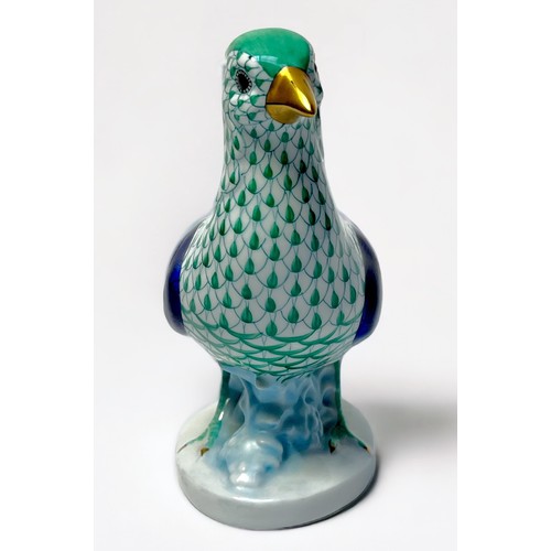 8 - A large Herend porcelain figure of a pheasant. 30cm long