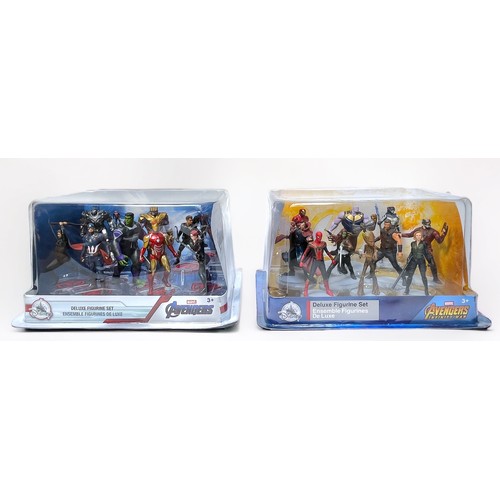 357 - Three various official Disney figurine sets from the Marvel: Avengers film series, comprising, Aveng... 