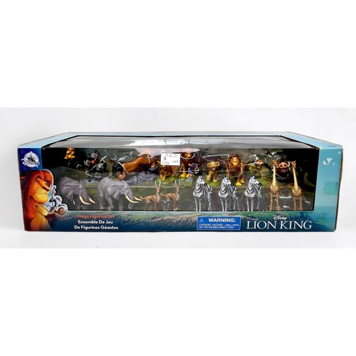 356 - Five official Disney figurine sets from various films, including The Lion King Mega Figurine Set, Ma... 