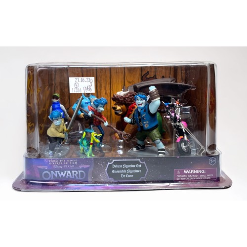 356 - Five official Disney figurine sets from various films, including The Lion King Mega Figurine Set, Ma... 