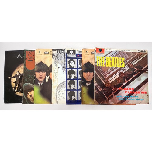 373 - Six assorted 12” vinyl LP records by The Beatles comprising, The Beatles - Beatles For Sale ‘PCS 306... 