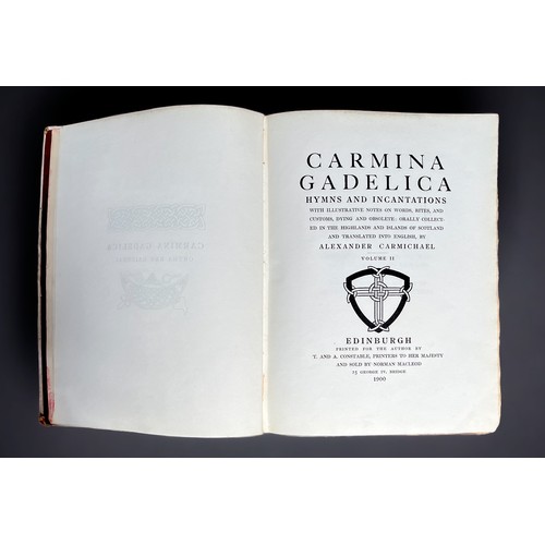 432 - Carmichael, Alexander. Carmina Gadelica, Vol II, Hyms and Incantations, With Illustrative Notes on W... 