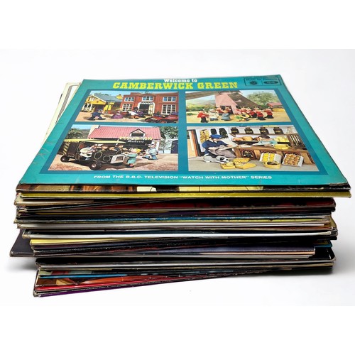 377 - A collection of approximately forty assorted 12” vinyl LP records and compilations comprising, Top O... 