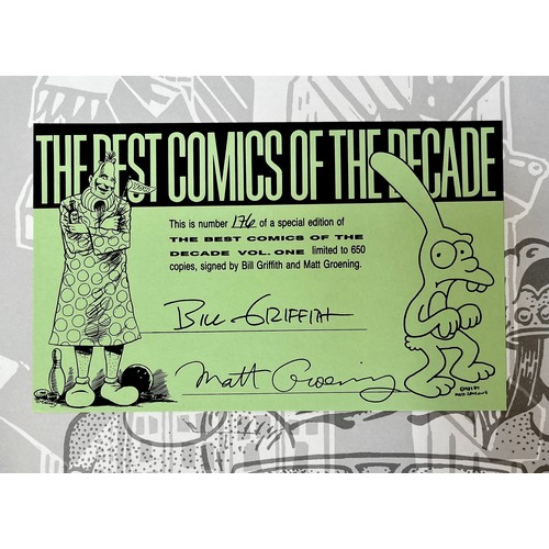 311 - Bill Griffith and Matt Groening, 'The Best Comics of The Decade, Vol 1, First Edition, numbered 176/... 