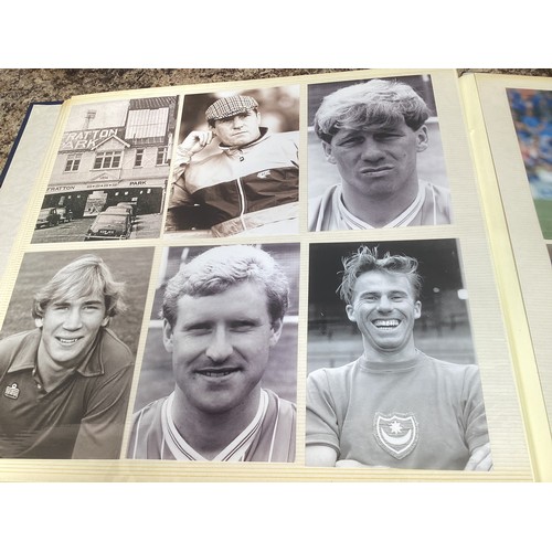 347 - An album containing approximately 120 6” x 4” photos of Portsmouth Football club ex-players and mana... 