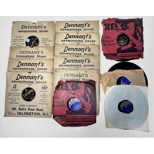 389 - A collection of approximately eighty early 20th Century (predominantly 1920s) 8”, 9”, 10” and 12” sh... 