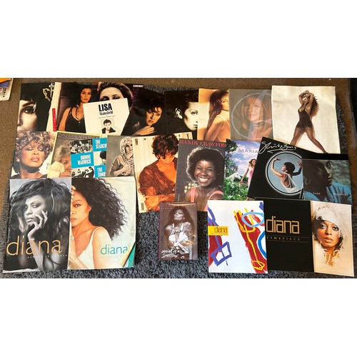 381 - A collection of twenty-two assorted concert / music tour programmes comprising female solo artists o... 