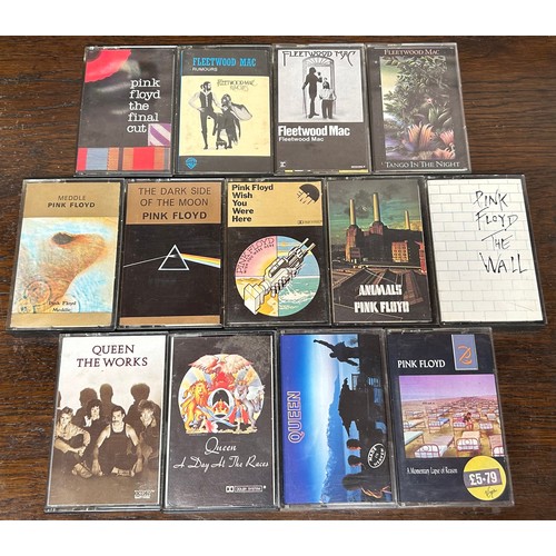 369 - A collection of thirteen assorted cassettes from iconic bands, released in 1970s/80s, to include, se... 