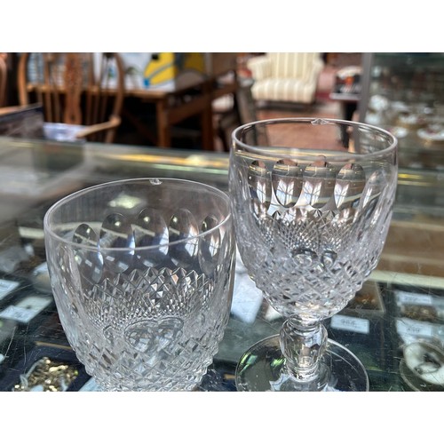 41 - A collection of Waterford Crystal ‘Colleen’ pattern glassware, softly rounded with delicate oval and... 