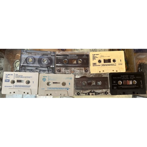 369 - A collection of thirteen assorted cassettes from iconic bands, released in 1970s/80s, to include, se... 