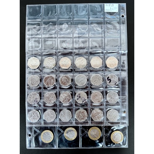 261 - A collection of 49 various commemorative special edition £2 coins including William Shakespeare, Rob... 