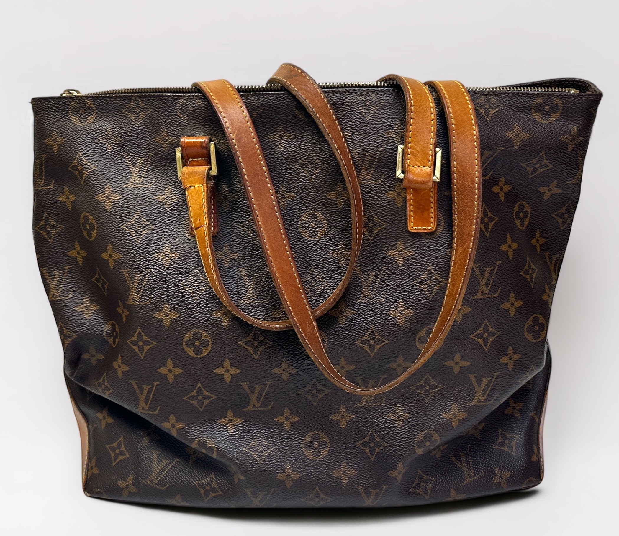 LV Monogram Large Piano Tote Bag Gold Hardware