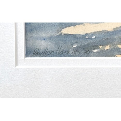 304 - David Iredale - Country Landscape- signed, watercolour, framed & glazed, 42x69cm, together with Roxa... 