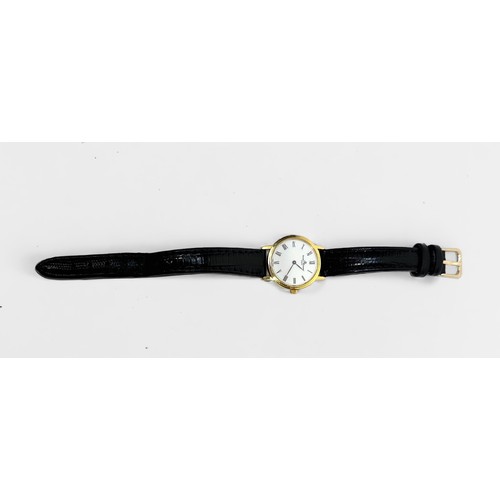 96 - A ladies 18ct gold cased Baumé & Mercier Classima MV045089 quartz wristwatch, the white enamel dial ... 