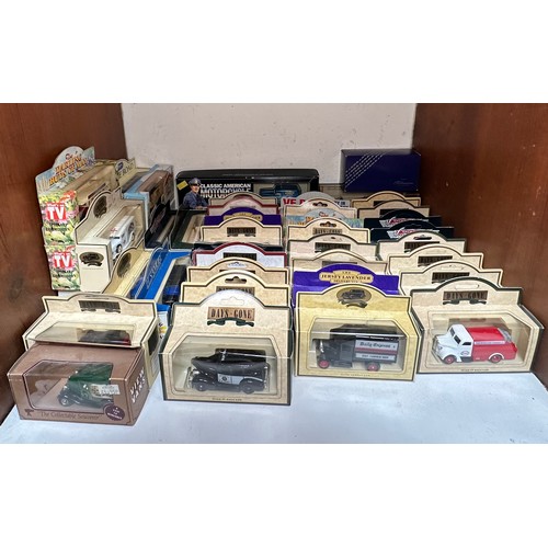 520 - Approximately eighty boxed die-cast scale model vehicles comprising mostly Days Gone and promotional... 