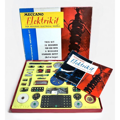 537 - A boxed Meccano Elektrikit for building electrical models, with instructions, together with a Meccan... 