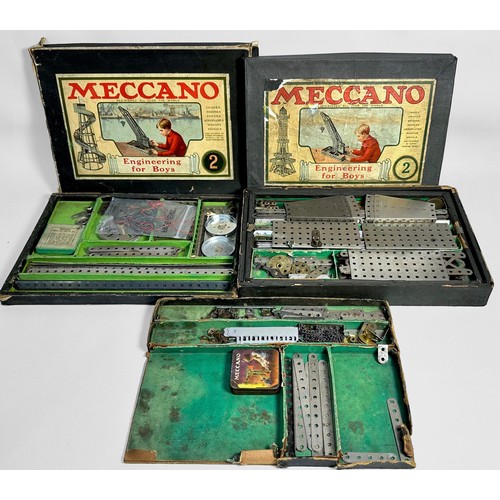 559 - Six various boxed Meccano Engineering for Boys outfit kits, comprising, set no. 0 variations, set no... 