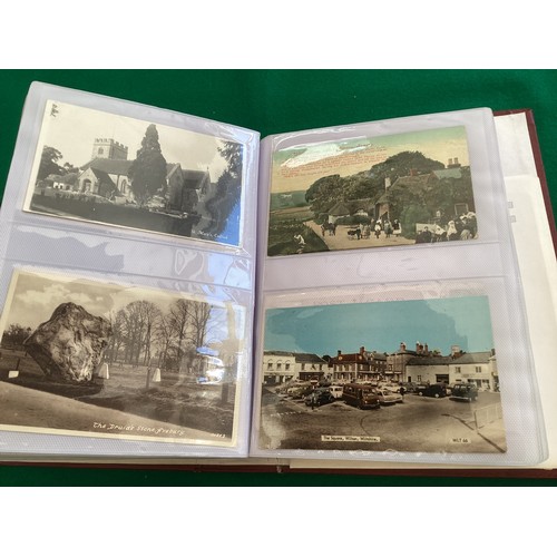 255 - An album full of some 200 mainly standard-size Wiltshire cards (there are four or five moderns too),... 