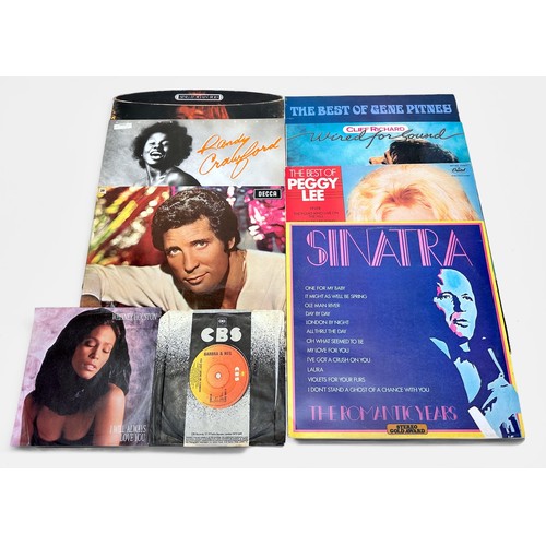 267 - A collection of approximately forty assorted 12” vinyl LP records and compilations comprising, Top O... 