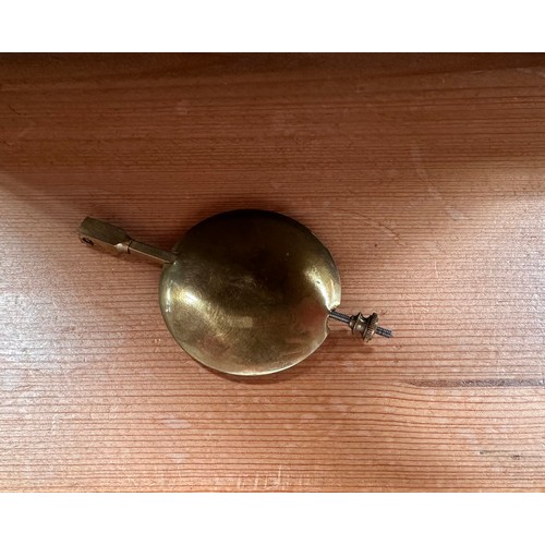 275 - A German stained oak cased bracket clock, the brass dial with silvered chapter ring, Arabic numerals... 