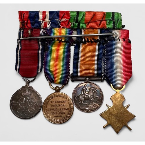 413 - WW1 pair Great War and Victory Medal to 42120 Pte A.G. Critchett Devon R., ribbon lacking on WM, an ... 