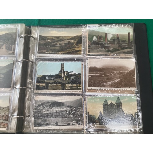 137 - An album containing approximately 400 standard sized postcards of Wales - mainly southern Wales and ... 