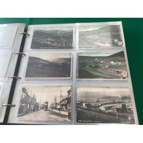 137 - An album containing approximately 400 standard sized postcards of Wales - mainly southern Wales and ... 