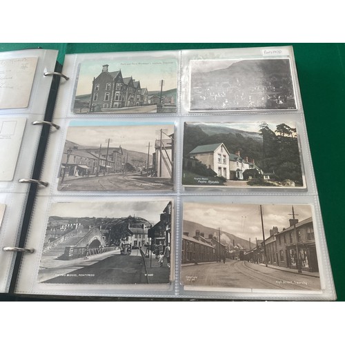 137 - An album containing approximately 400 standard sized postcards of Wales - mainly southern Wales and ... 