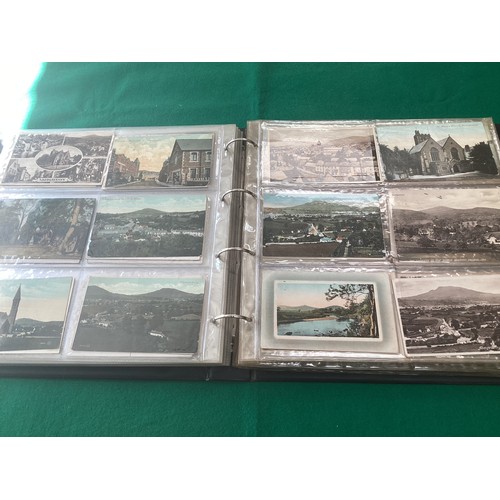 137 - An album containing approximately 400 standard sized postcards of Wales - mainly southern Wales and ... 