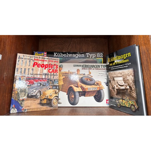 249 - Two boxed plastic scale model kits, to include, Revell 1:9 Kubelwagen Typ 82, no. 03073, and a Tamiy... 