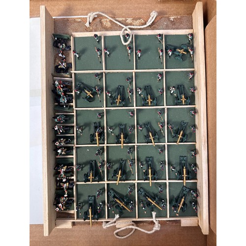 252 - A collection of approximately eight-hundred (800) individually hand-painted soldiers, cast metal-all... 