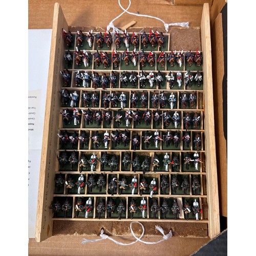 252 - A collection of approximately eight-hundred (800) individually hand-painted soldiers, cast metal-all... 