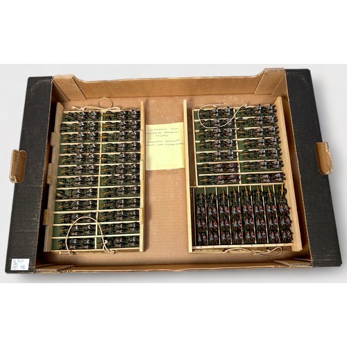 252 - A collection of approximately eight-hundred (800) individually hand-painted soldiers, cast metal-all... 