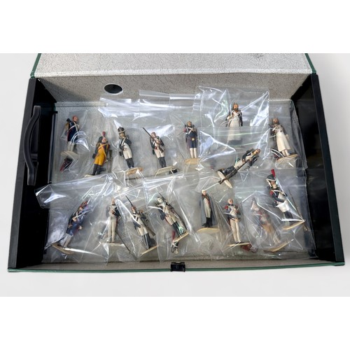 253 - A collection of Historex 54mm assembled and painted miniature figures, to include, nineteen cavalry,... 