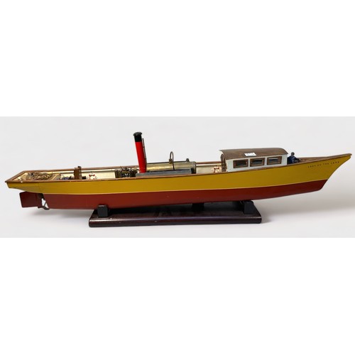 479 - Three various model ships, comprising a made-up 1/50 scale hardwood and balsa model of a Fishing Boa... 