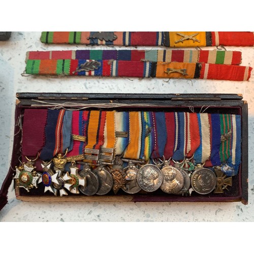 524 - A Collections of Military Medals for Hobbs Family, comprising: Brigadier Godfrey Pennington Hobbs (1... 