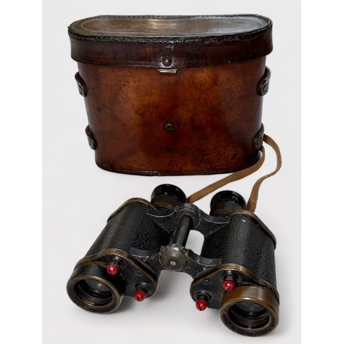 510 - Two pairs of WW2 Admiralty pattern x6 binoculars with reticulated lenses, by Kershaw, date 1943 and ... 