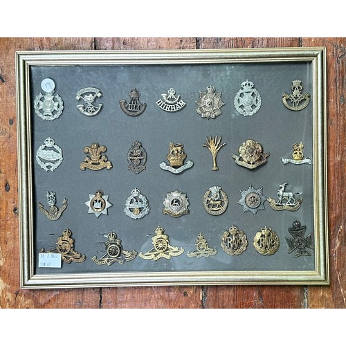 583 - A good collection of approximately 220 assorted cap badges including Royal North Lancashire regiment... 