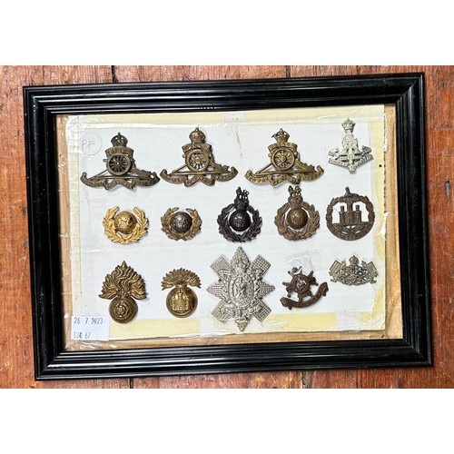 583 - A good collection of approximately 220 assorted cap badges including Royal North Lancashire regiment... 