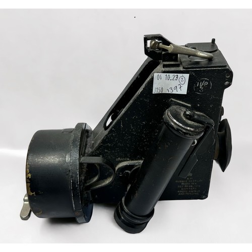 557 - An Royal Air Ministry Mk IX-A Aircraft Bubble Sextant, Serial No.9047/42, together with a Ross 'Extr... 