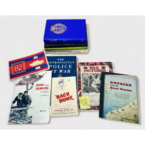 171 - A collection of assorted ephemera, books and leaflets of military interest, comprising, WWII aircraf... 