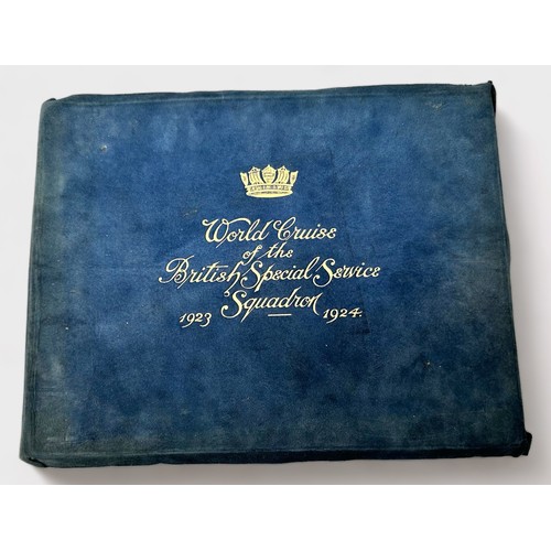 400 - World Cruises of the British Special Service Squadron 1923 - 1924 - A bound volume of monochrome ser... 