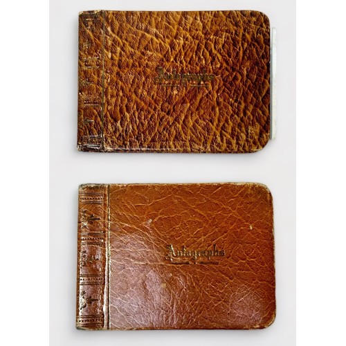 196 - Two autograph books containing a good collection of signatures including Sir Austen Chamberlain, Nev... 