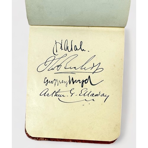 196 - Two autograph books containing a good collection of signatures including Sir Austen Chamberlain, Nev... 