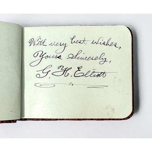 196 - Two autograph books containing a good collection of signatures including Sir Austen Chamberlain, Nev... 